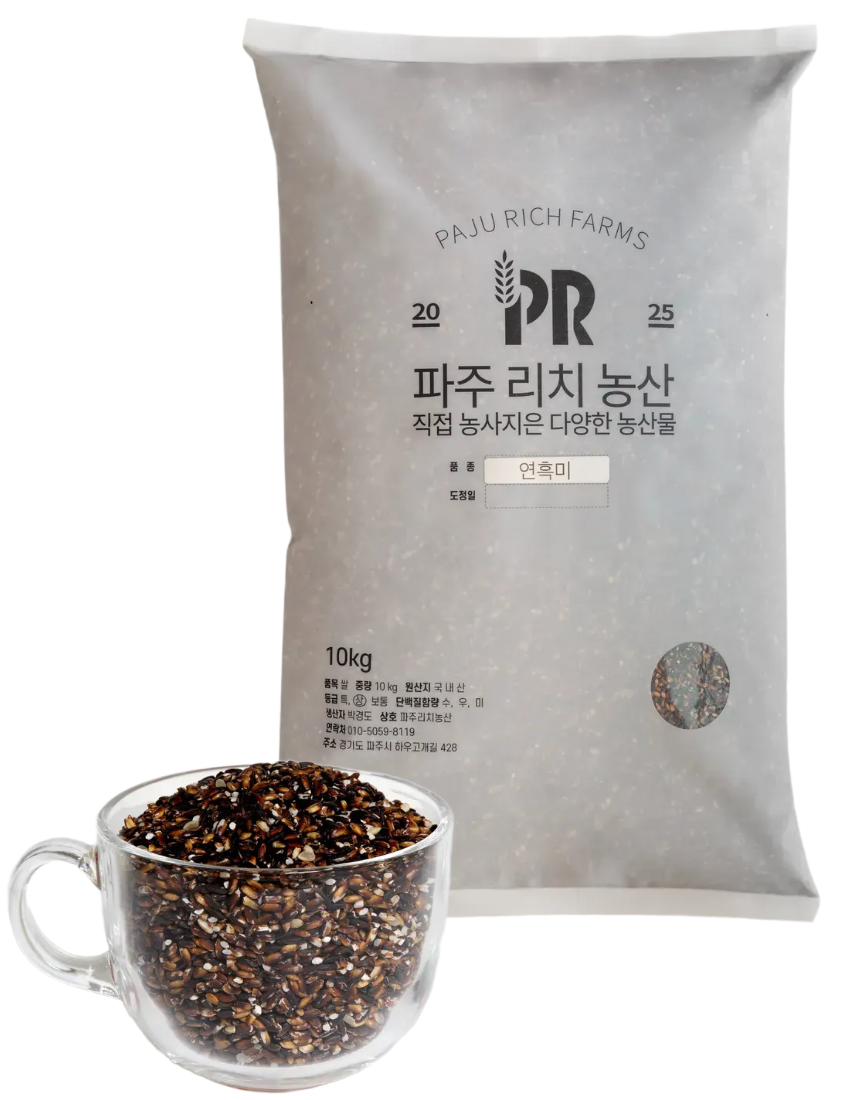 경기 파주 25년 햅쌀 직접 농사지은 맛있는 당일 도정한 연흑미 10kg, 1개 - 상세 이미지 5
