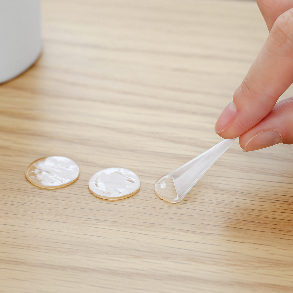 벽에붙이는 양면테이프 자국안남는 실리콘 양면 접착 투명 테이프 20mm 이미지 8