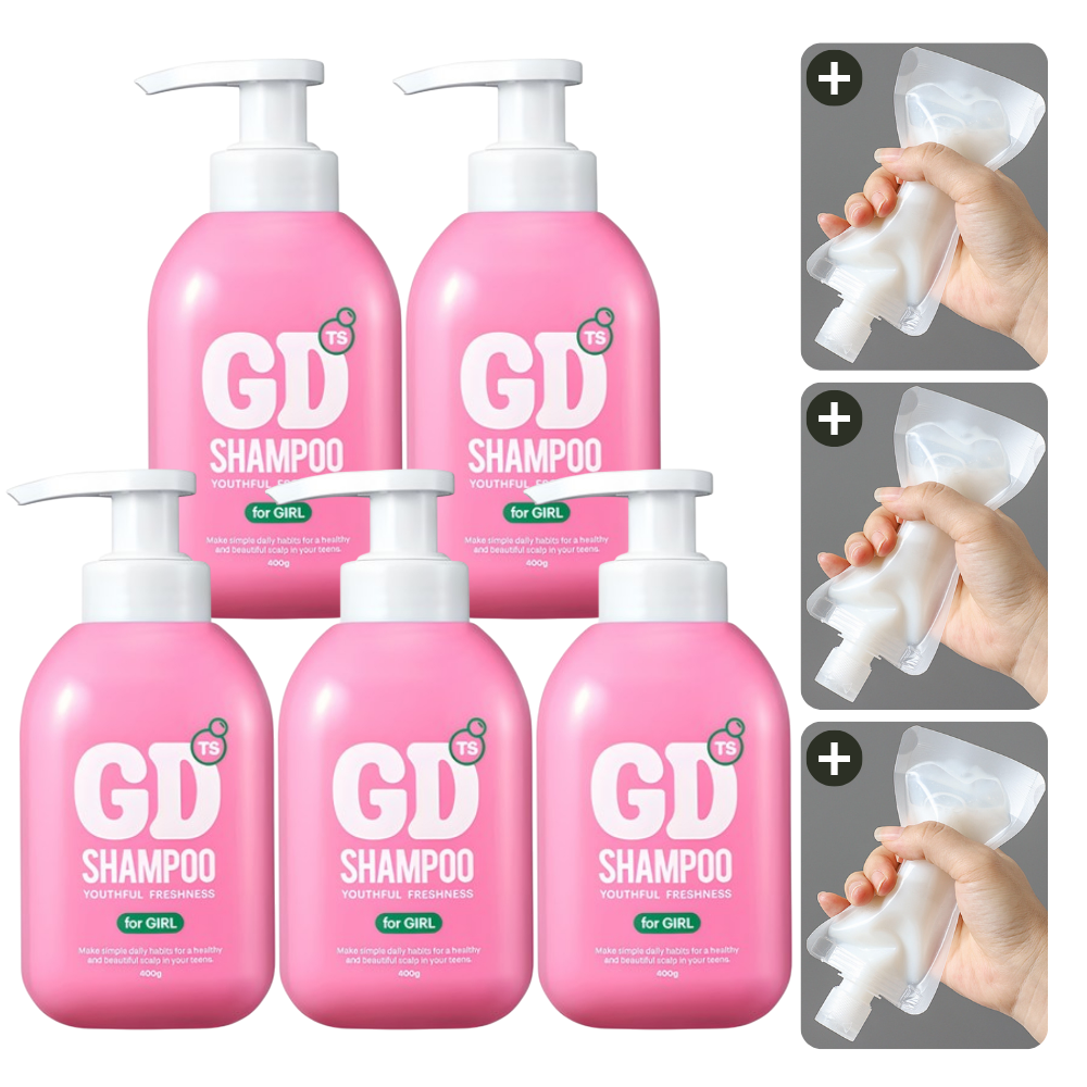 TS 지디 샴푸 포걸 + 소분 파우치 400g, 5개 - 상품 이미지