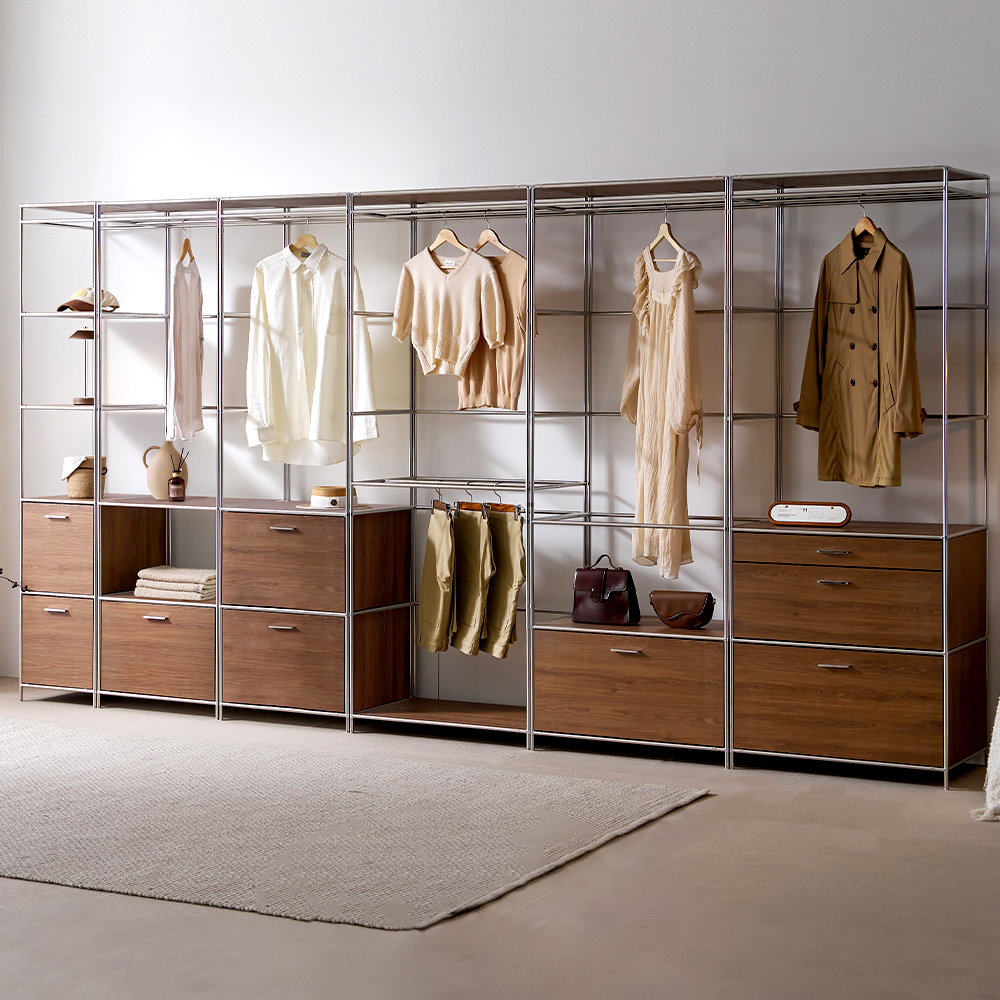 세렌핏 모듈 미드센츄리 옷장 서랍장 멀티 시스템 헹거 400