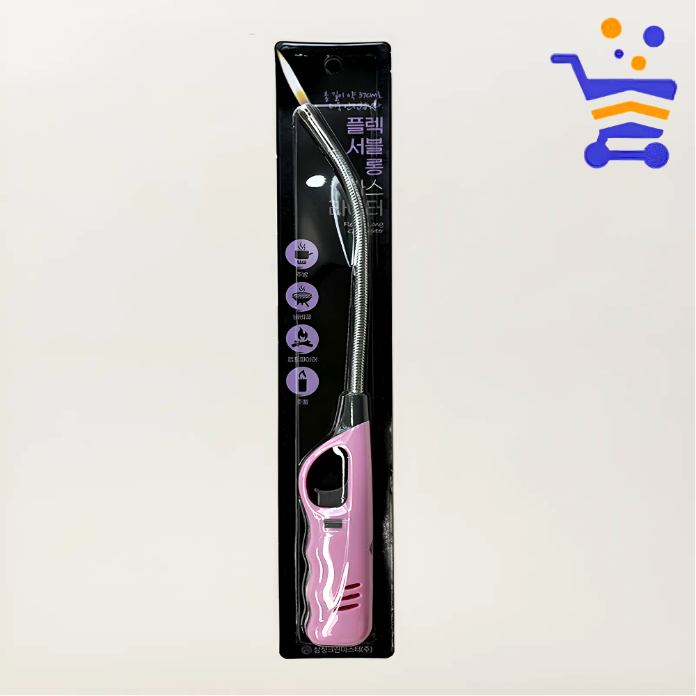 플렉서블 롱 가스라이터 향초 촛불 불총 라이터 가스점화기 랜덤색상 0105