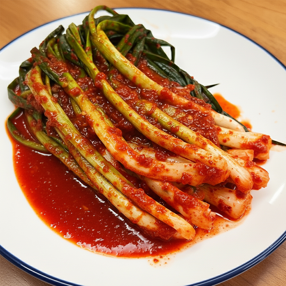[아침10시이전 당일출고] 김치대통령 파김치 파무침 알싸한 깊은 맛 국내산 고춧가루 사용 2kg, 1개 - 상세 이미지 2