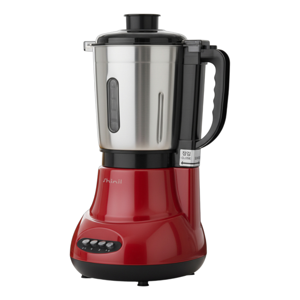 신일 믹서기 대형믹서기 대용량 4.5L 스테인리스 가정용 김장용 레드
