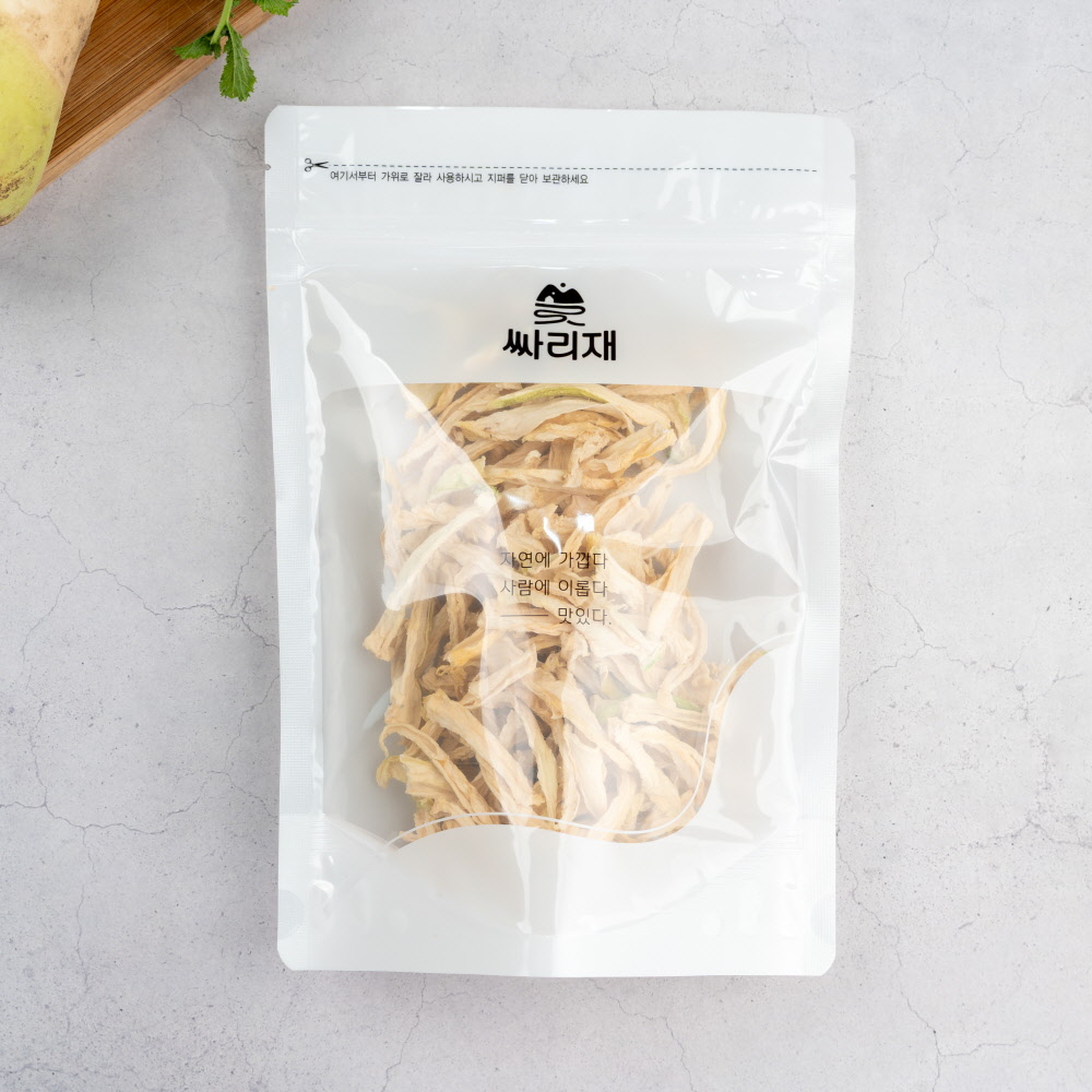 25년 국산 말린 무우 [ 무말랭이 100g ] 나물 반찬 무침 건조 오도독 무말랭이 - 상세 이미지 2