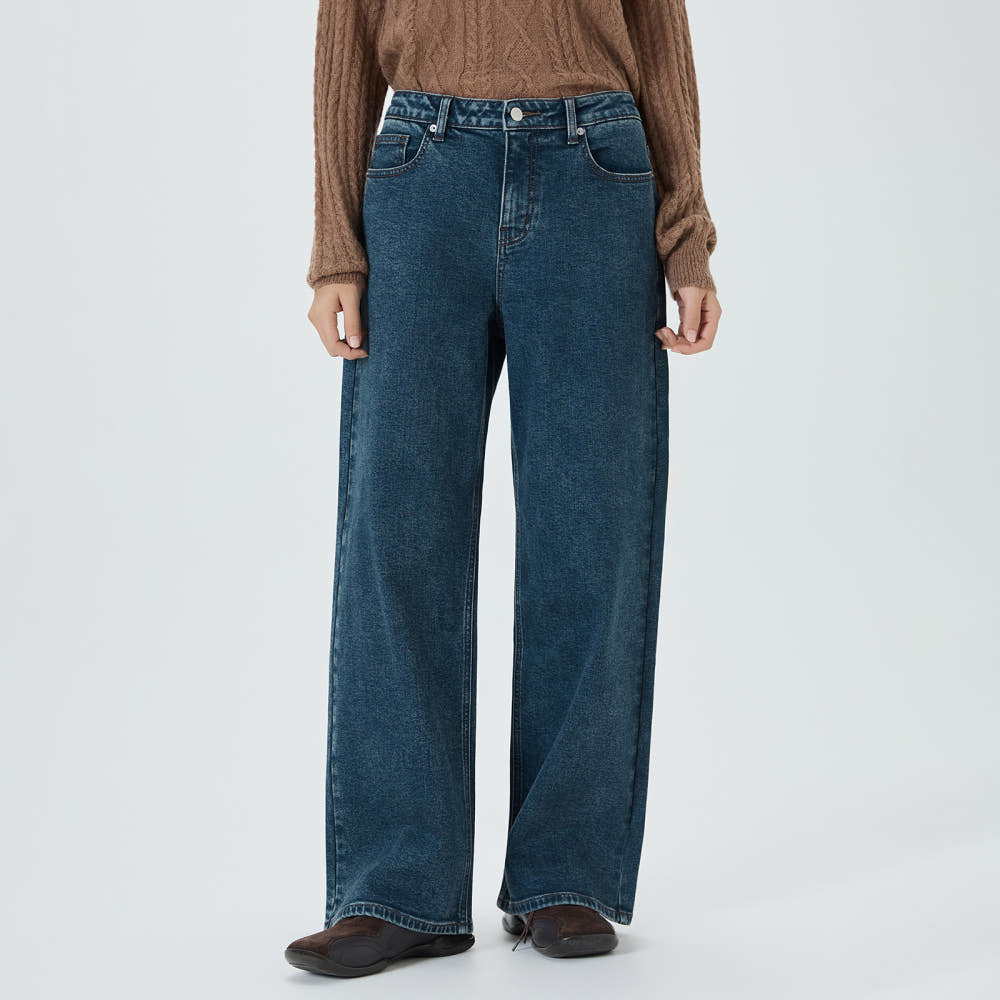 [미쏘]기모 핏업데님 스트레이트핏_Basic_MIWTJFV30J : 미쏘