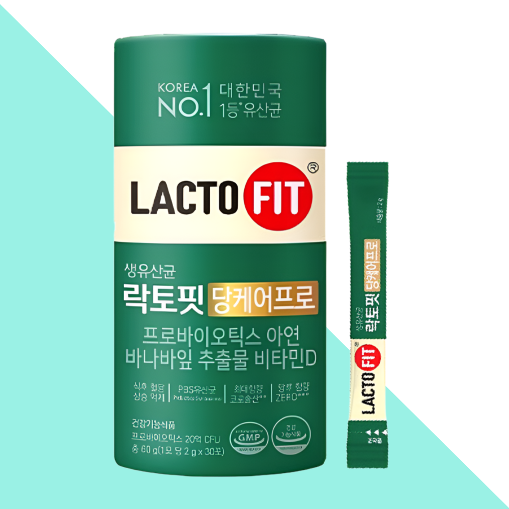종근당 락토핏 당케어 프로PRO 혈당케어 유산균 30포X1개 - 상품 이미지