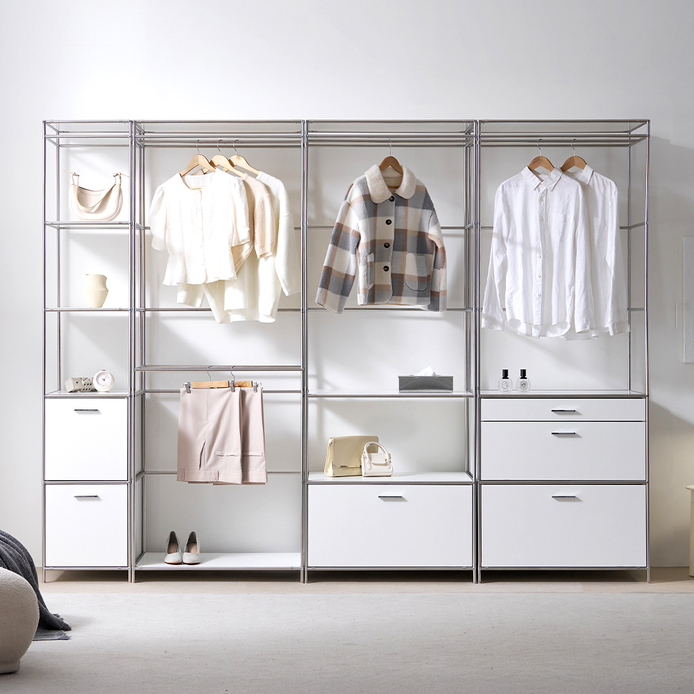 세렌핏 모듈 미드센츄리 옷장 서랍장 멀티 시스템 헹거 400