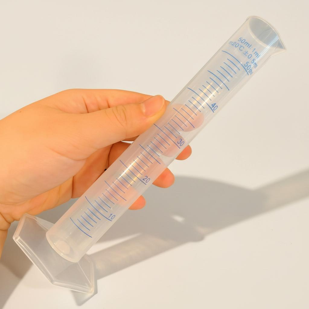 눈금실린더 플라스틱 플라스크 실험관 50ml 100ml - 상품 이미지