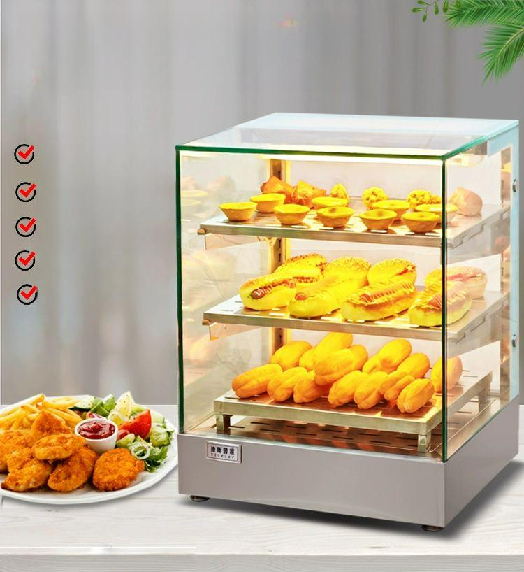 편의점 온장고 업소용 스테인 치킨 보온대 프레임리스 50x45x60 후면 개폐문 - 상품 이미지