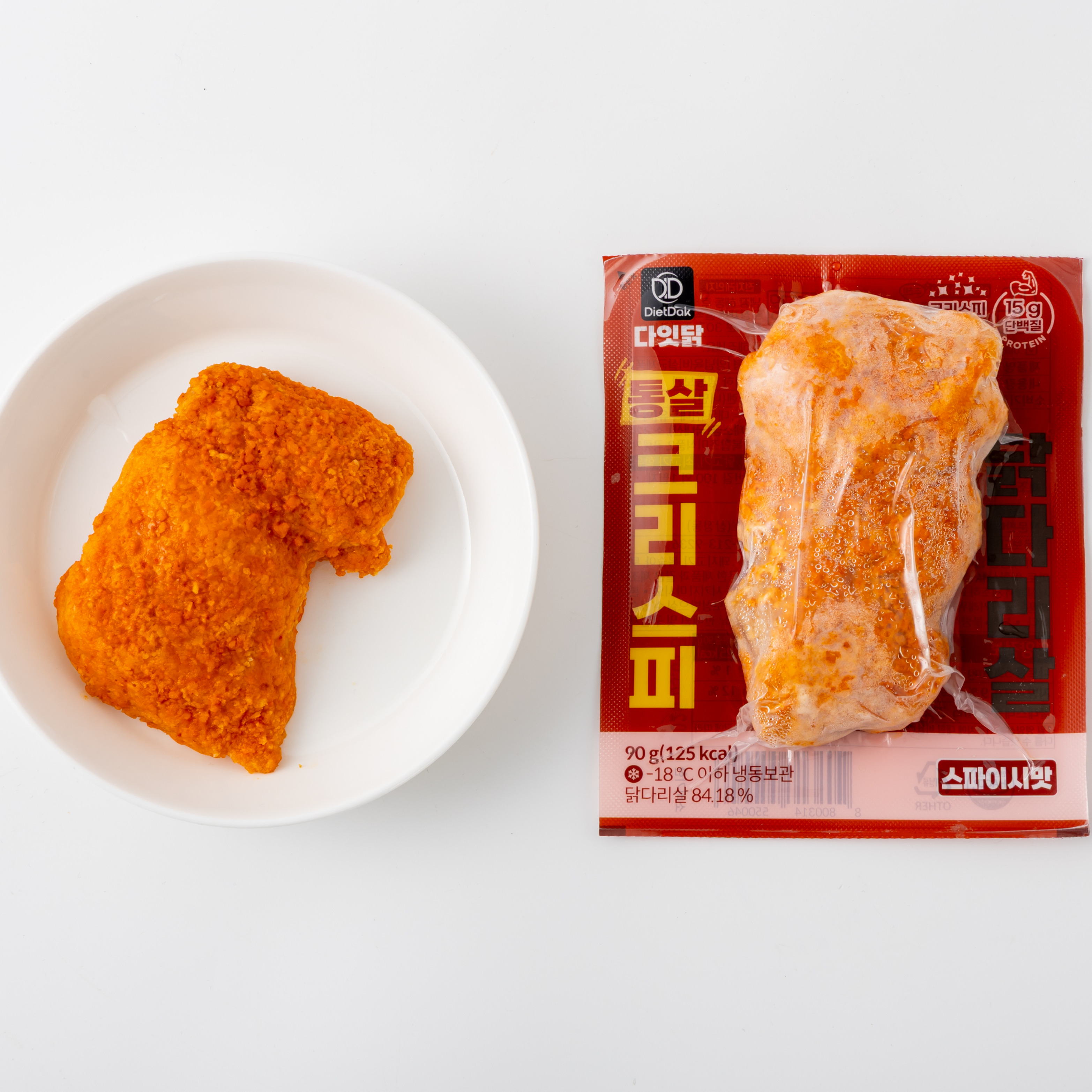 다잇닭 통살 크리스피 닭다리살 스파이시맛, 90g, 30개 - 상세 이미지 4