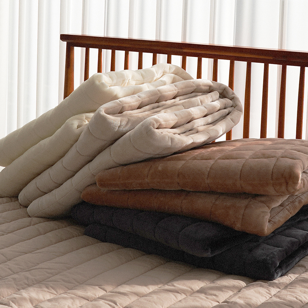 관리가 편한 따뜻한 겨울 밍크 극세사 밴드 패드 SS