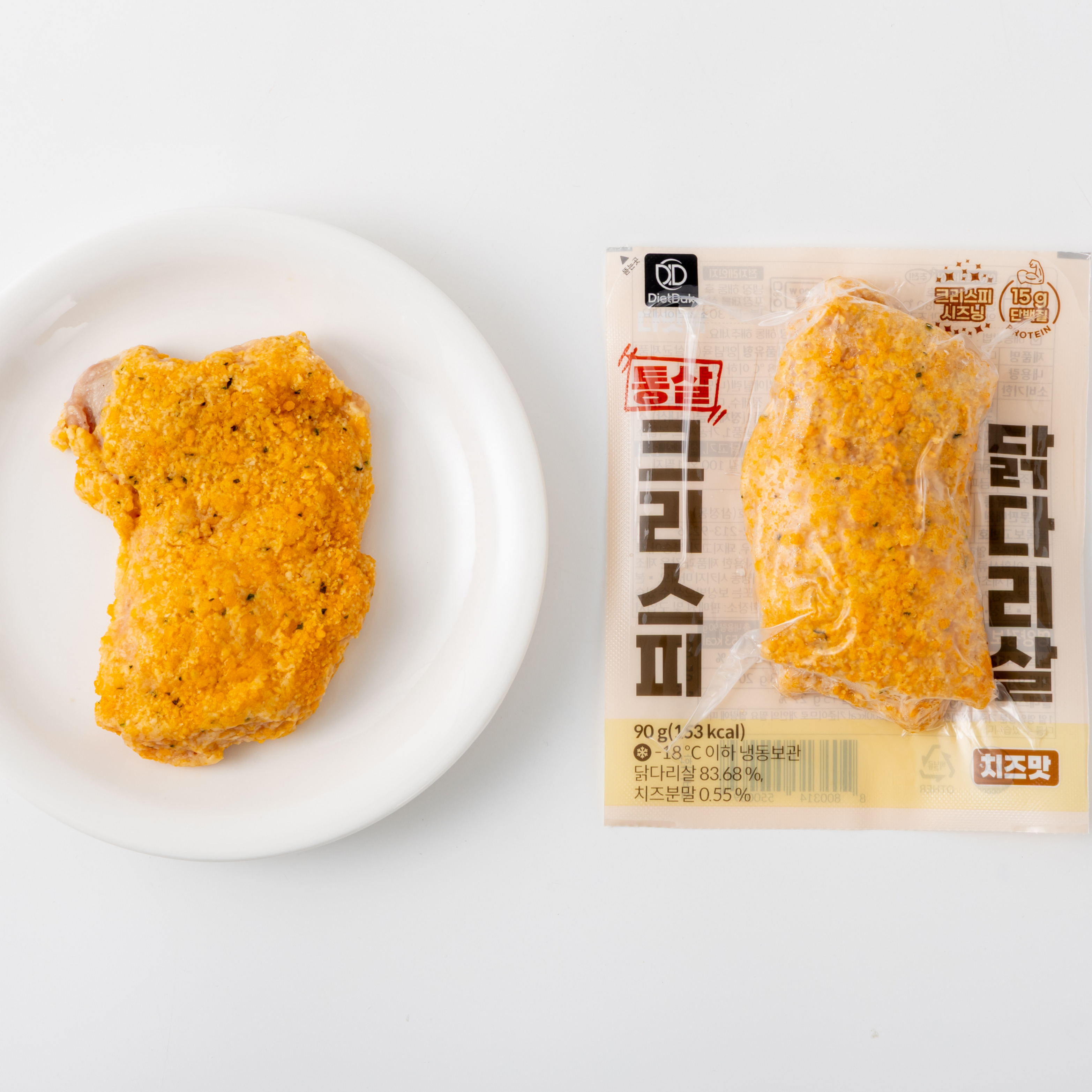 다잇닭 통살 크리스피 닭다리살 치즈맛, 90g, 30개 - 상세 이미지 4
