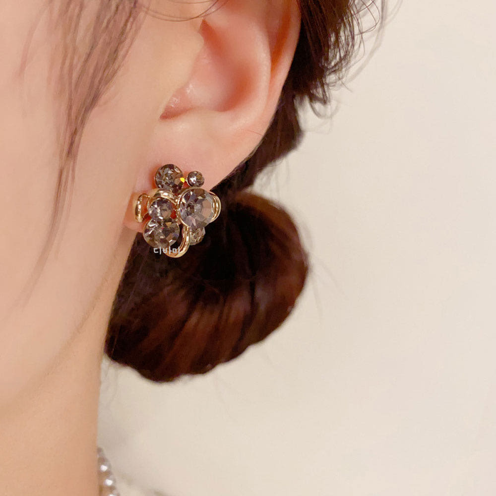 S925 블링 큐빅 꽃 귀걸이 플라워 예쁜 14K 볼 이어링 이미지 7