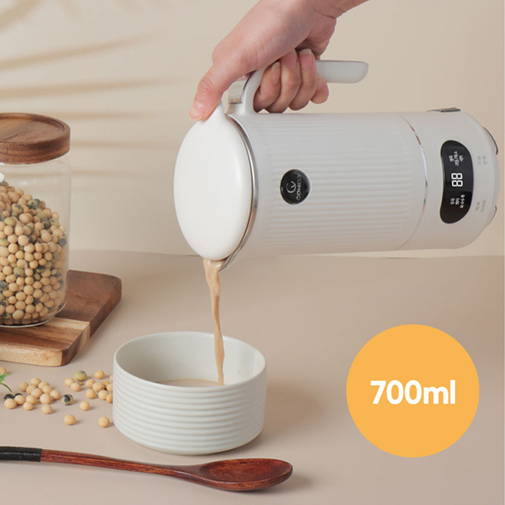 코멜리 원터치 두유 제조기 700mL 두유 쌀죽 과일 채소 자동 메이커