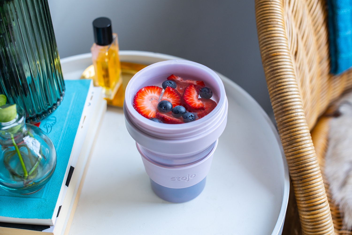 스토조 접이식 실리콘 텀블러 비기 컬렉션 470ml, 젤리 미모사 - 상세 이미지 5