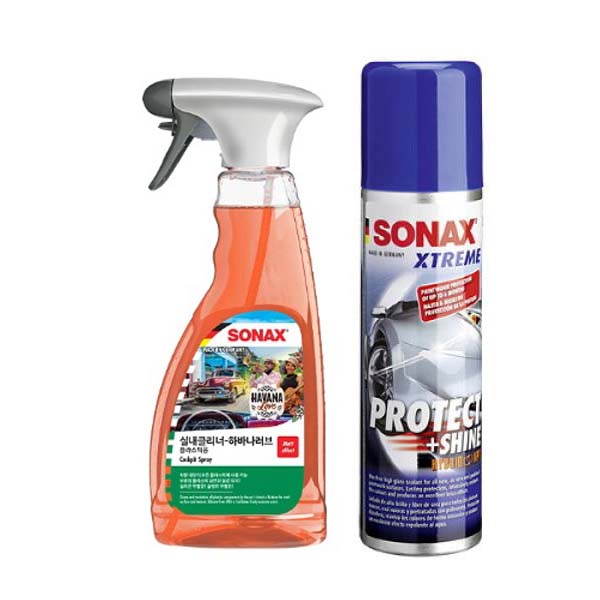 SONAX 소낙스 익스트림 프로텍트 플러스 샤인 210ml + 실내클리너 하바나 러브 500ml - 상품 이미지