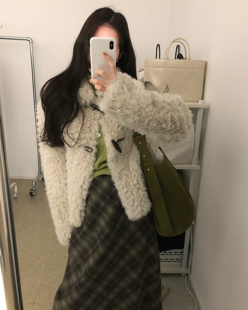 롭트 여성 겨울 오버핏 루즈핏 떡볶이퍼 더플 퍼 자켓 - 상세 이미지 2