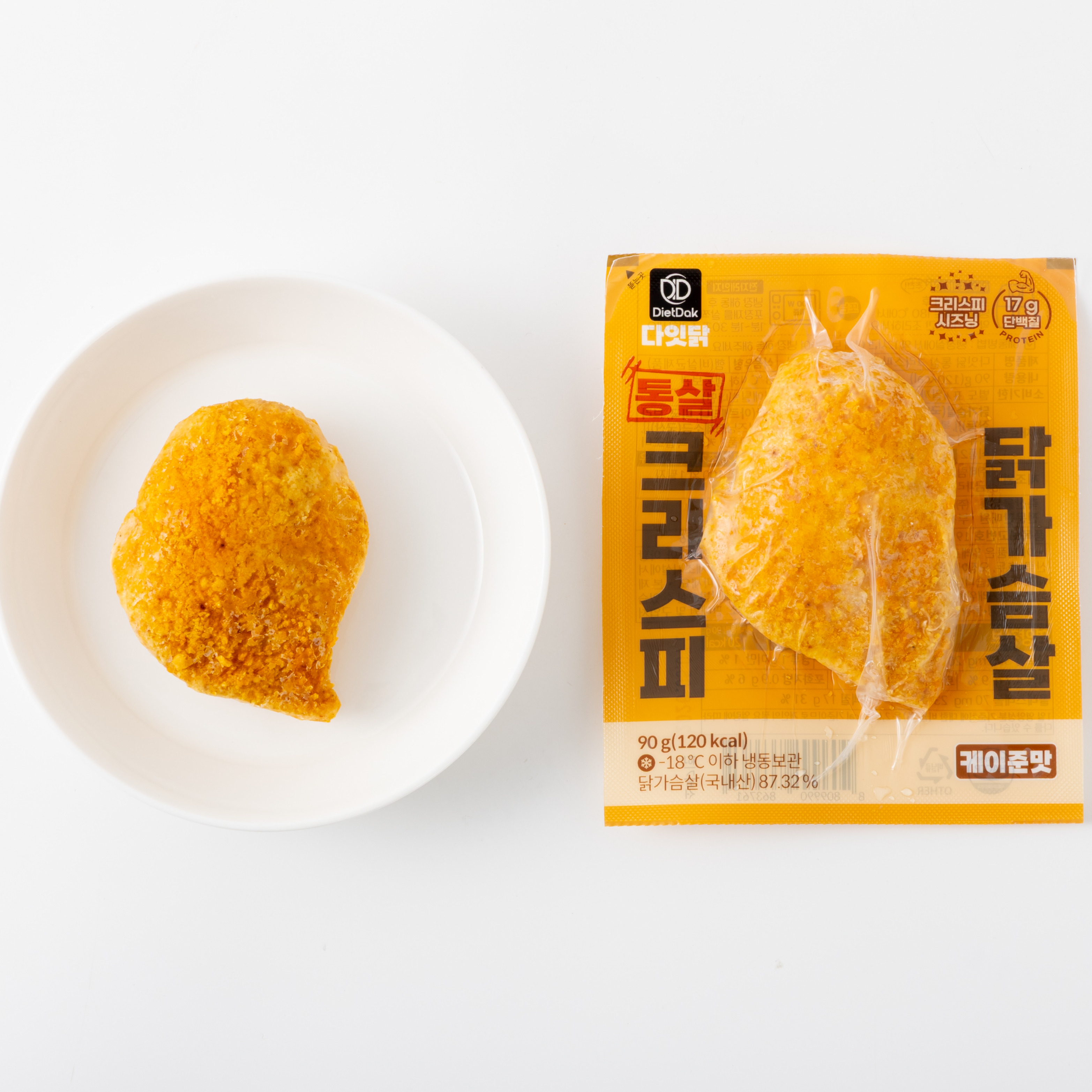 [핫세일] 다잇닭 통살 크리스피 닭가슴살 케이준맛, 90g, 10개 - 상세 이미지 4