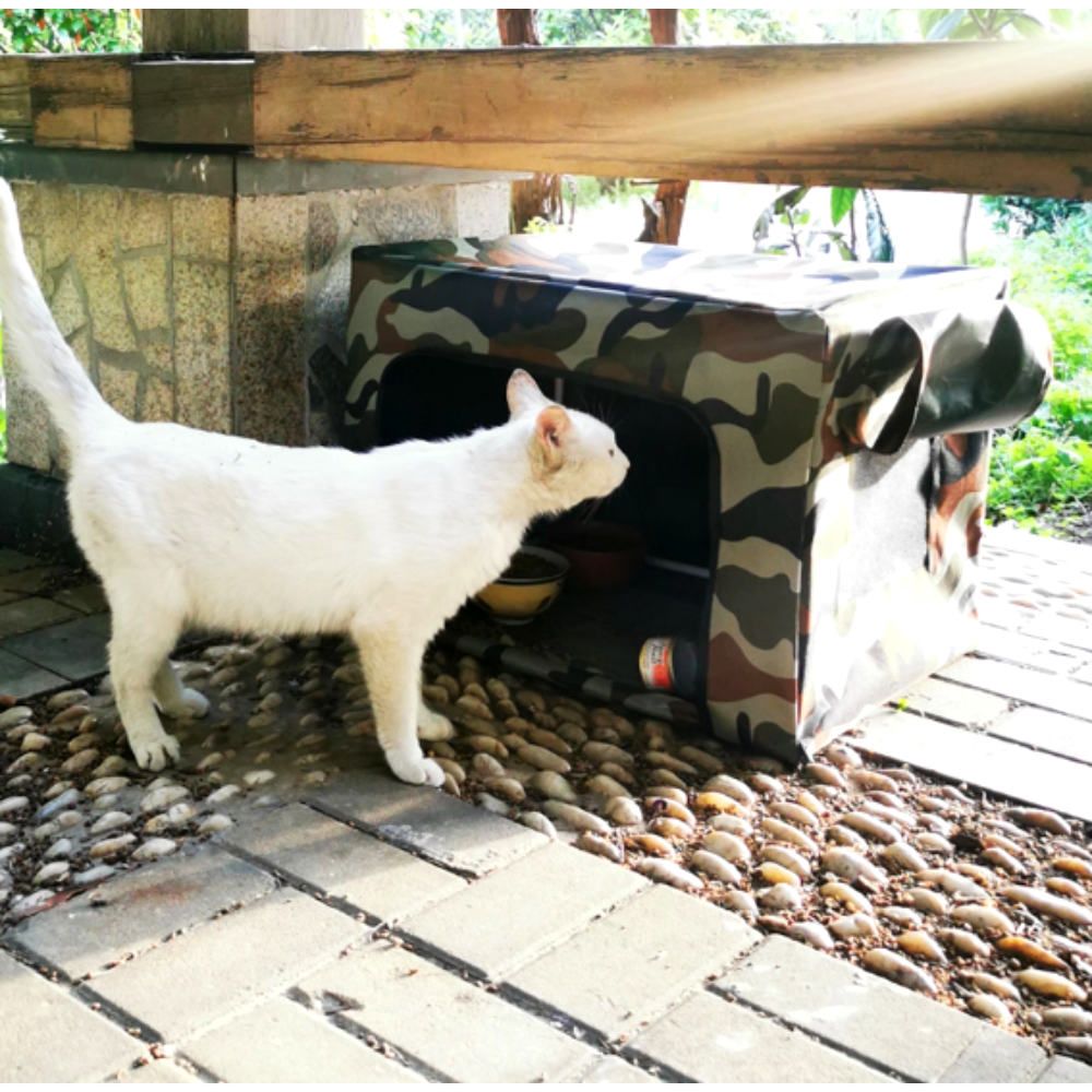 길고양이 집 겨울집 야외 실외 고양이 하우스 강아지 숨숨 길냥이급식소