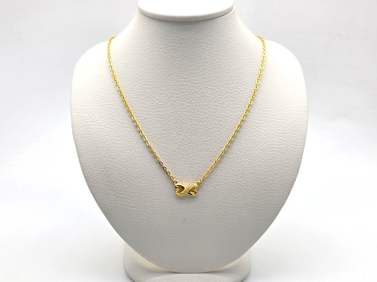 24K 순금 7.5g(2) 타임리스 목걸이(18K 연결고리 장식) 이미지 7