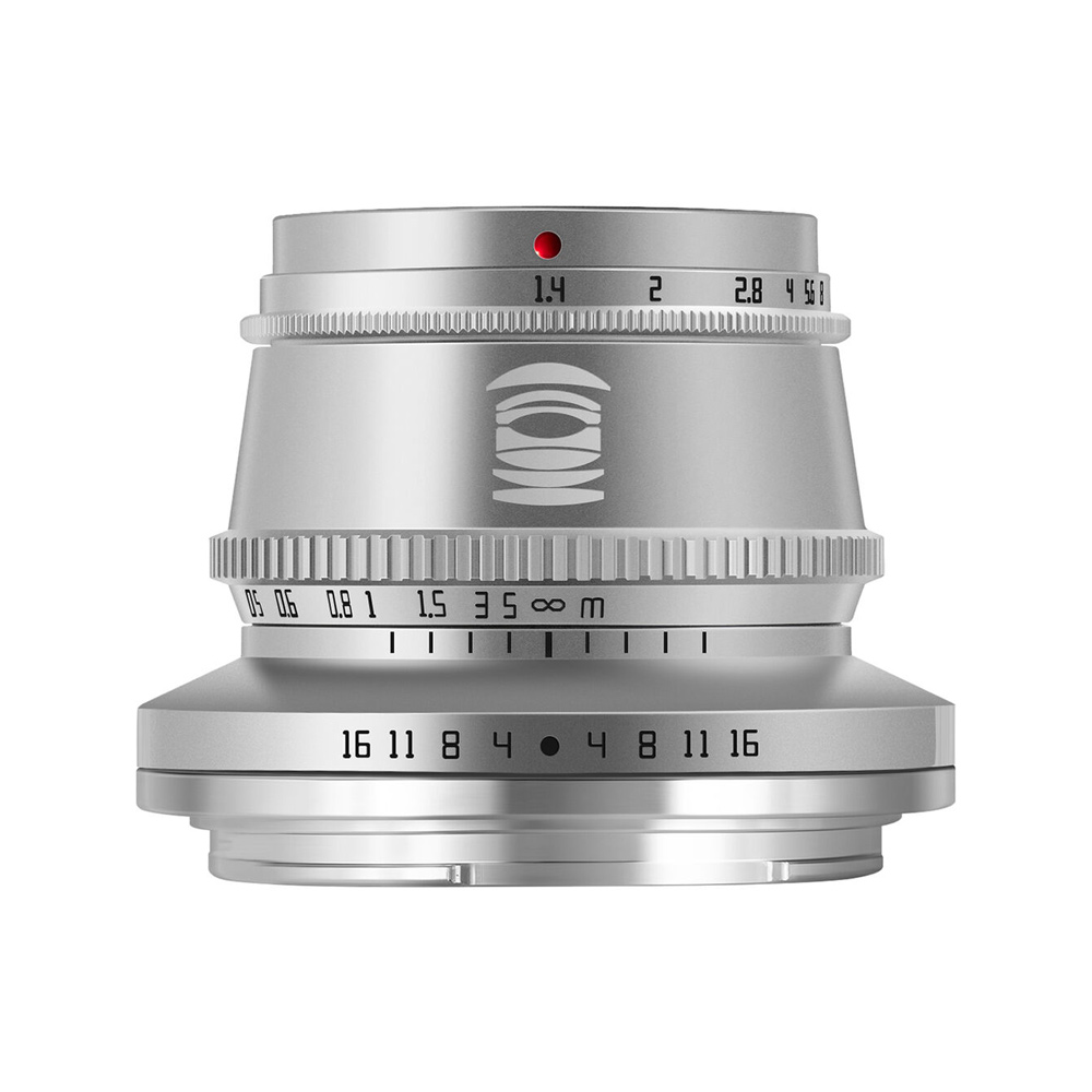티티아티산 35mm F1.4 캐논 RF마운트 APS-C 렌즈 실버 - 메인 이미지