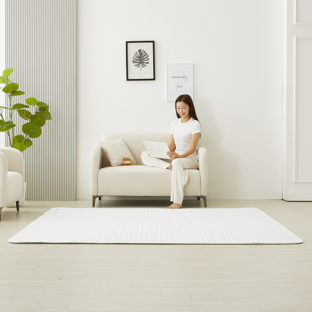 더안 IoT EMF 사계절용 카본 탄소매트 전기장판 화이트 라지킹(분리난방), 180x200cm 이미지 7