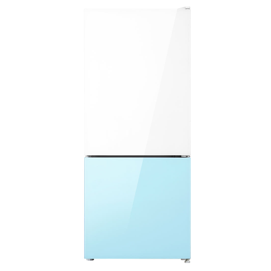 CRK 2도어 하냉동 냉장고 117L 화이트+스카이민트 MRDC117MSM1