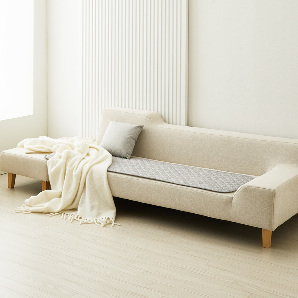 더안 시어서커 EMF 사계절용 카본 탄소매트 전기장판 그레이 미니싱글, 50x180cm 이미지 7