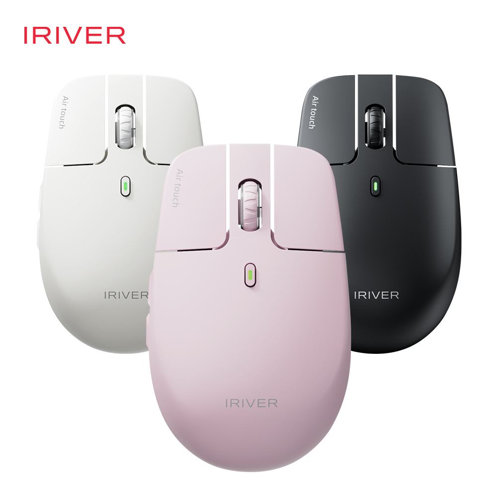 아이리버 항균 충전식 멀티페어링 초경량 블루투스 저소음 무선 마우스 Air Light Fit 블랙 - 상세 이미지 4