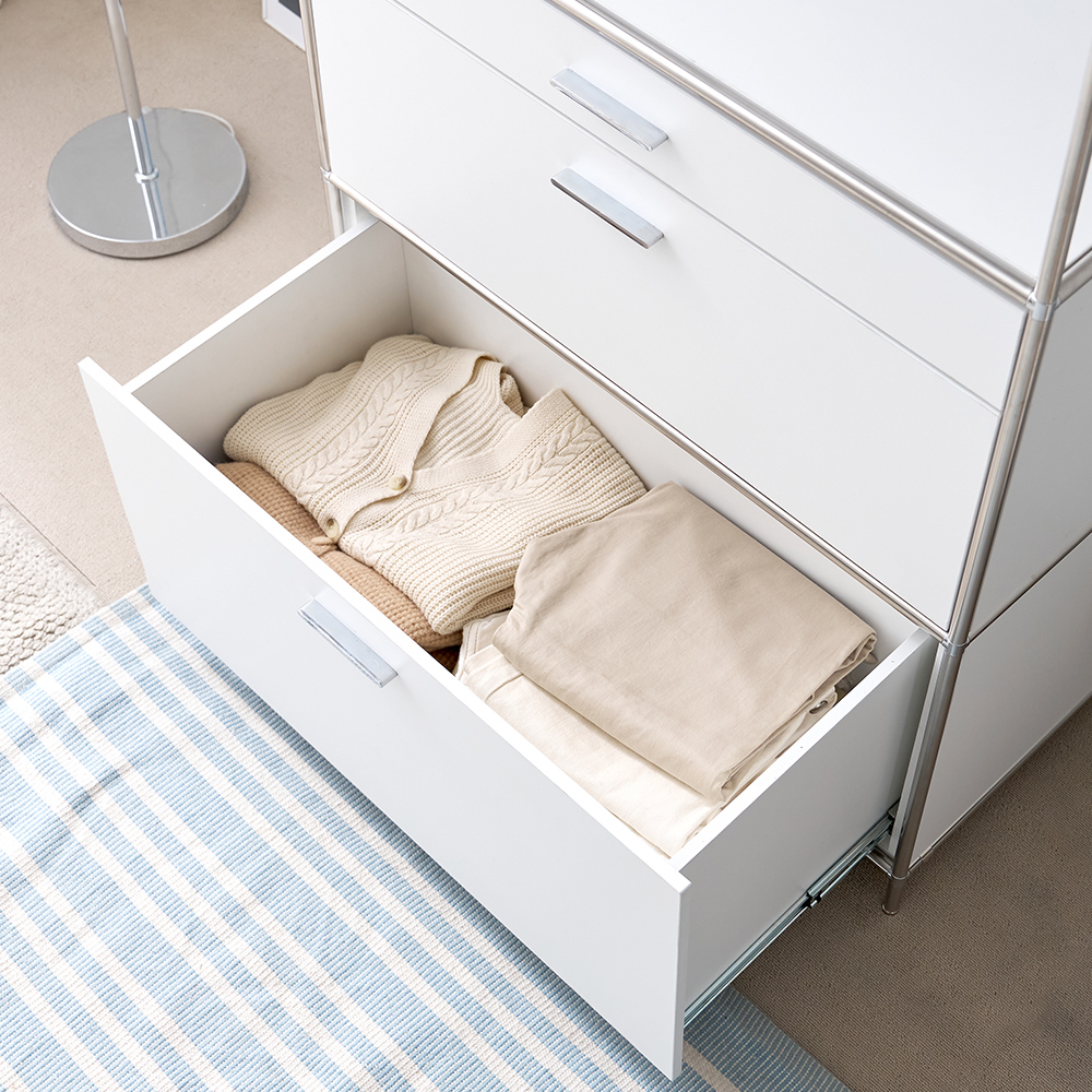 세렌핏 800 1단 2단 3단 서랍 옷장 모듈 미드센츄리 선반 서랍장 멀티 시스템 헹거