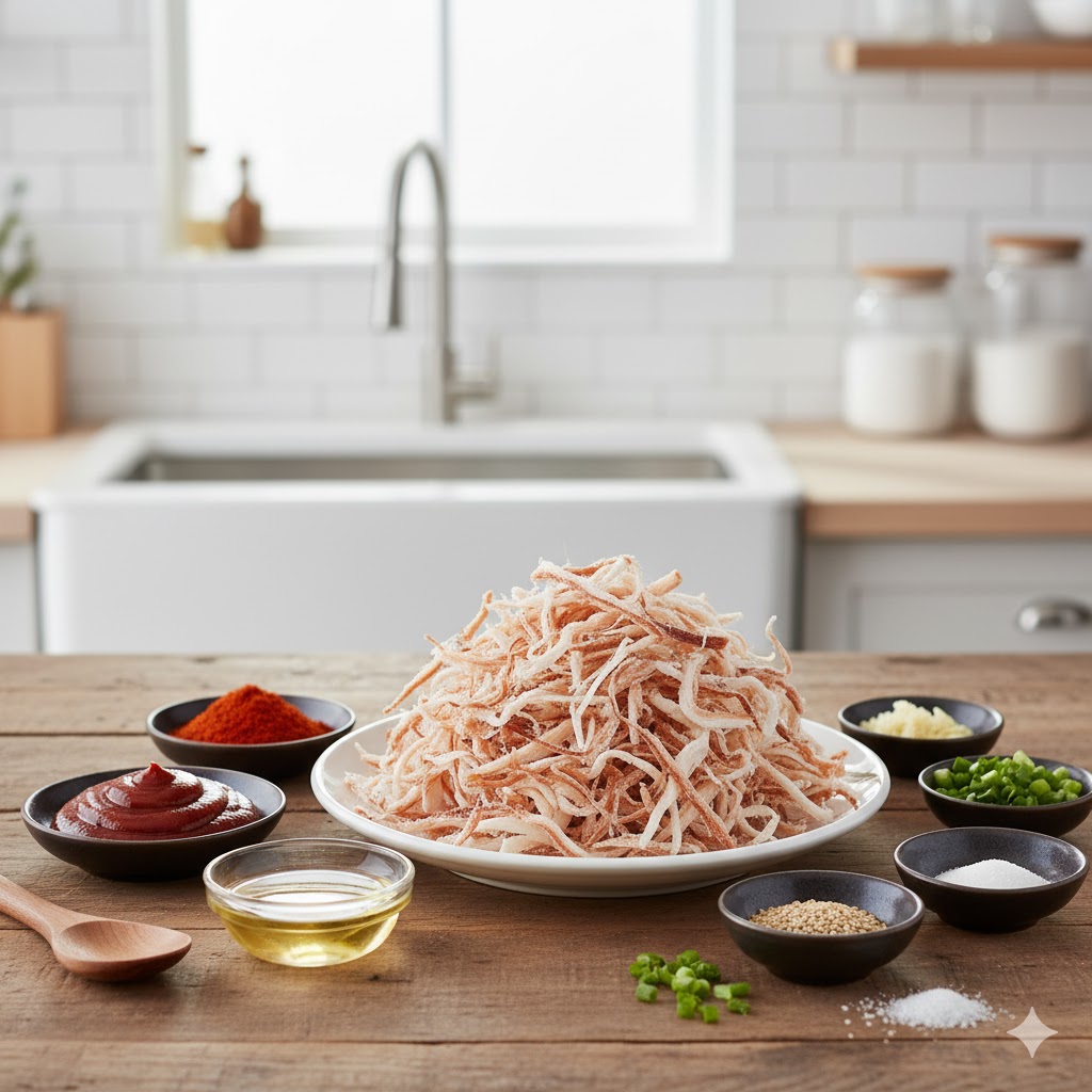 명식품본사 국내가공 홍진미채 대포장 오징어채 백진미채 식당식자재 도매가 500g, 1개 - 상세 이미지 3