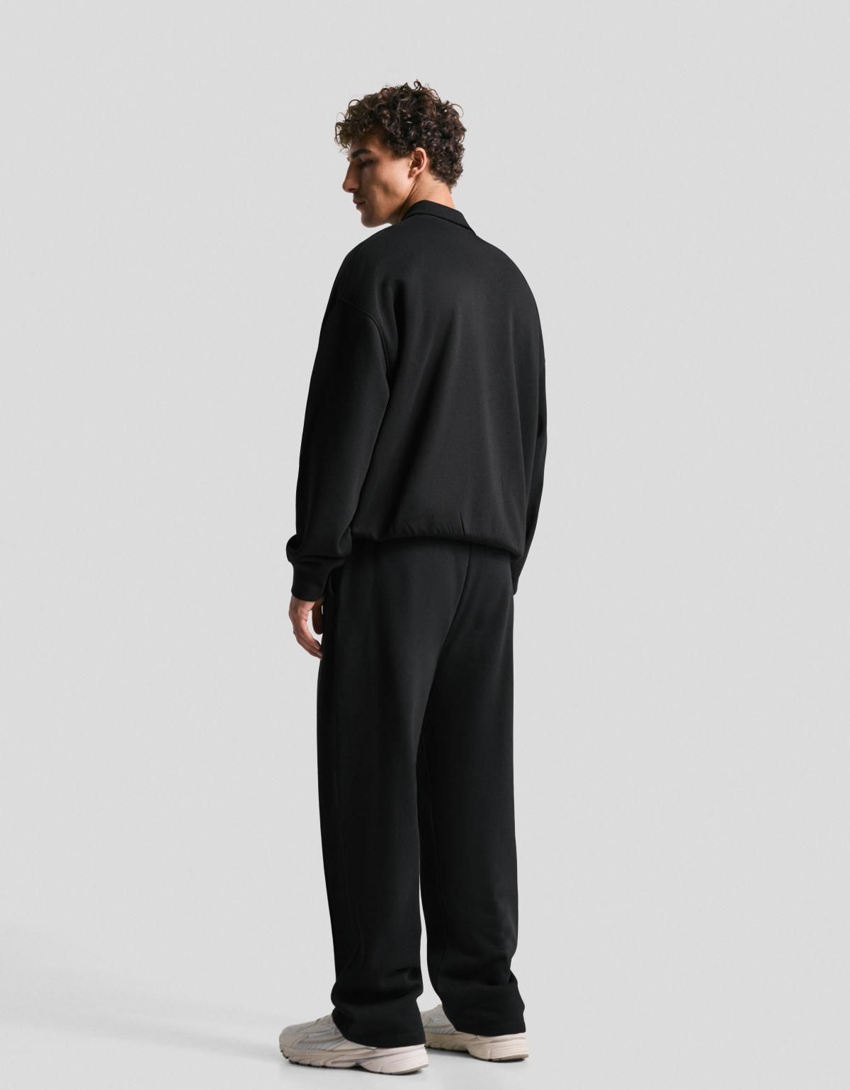 버쉬카 미니멀 와이드핏 와이드 팬츠 5495/190 BLACK - 상세 이미지 5