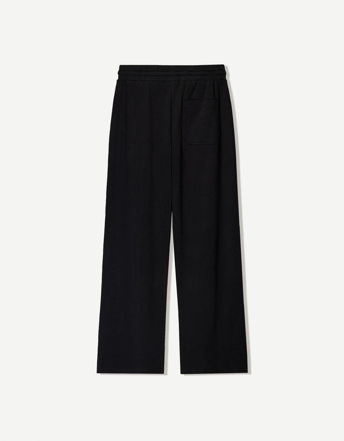 버쉬카 시크 블랙 와이드 팬츠 남성 0454/777 BLACK - 상세 이미지 4