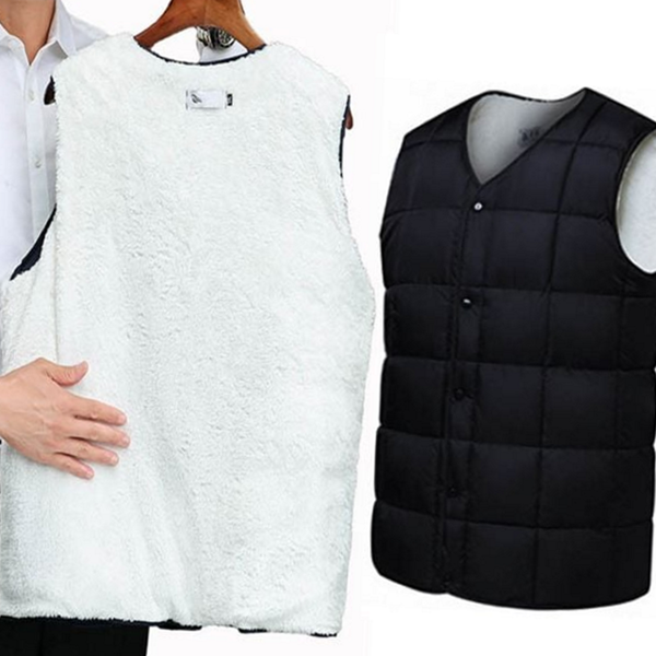 이너 남성 경량 패딩 조끼 양털 남자 경량 패딩 - 상품 이미지