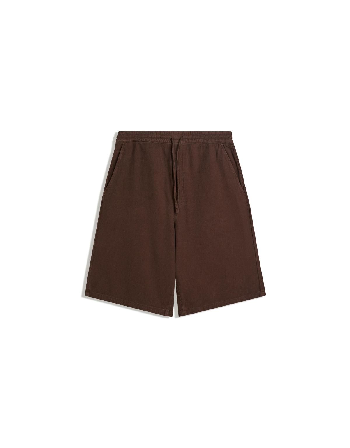 버쉬카 브라운 러스틱 조거 스케이터 반바지 8437/054 BROWN - 메인 이미지