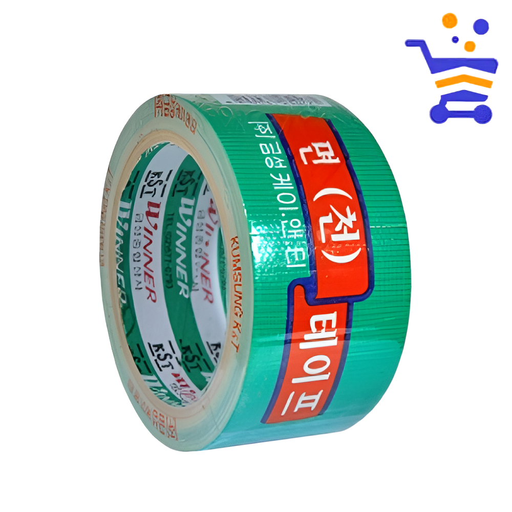 국산 강력한 청테이프 면테이프 48mm x 6M 1개 (9041) - 상품 이미지