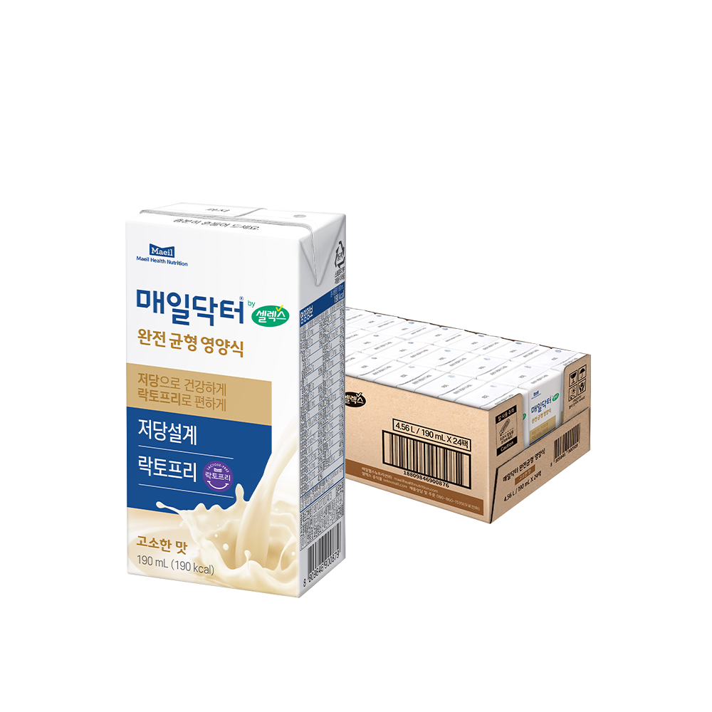 매일닥터 by 셀렉스 완전 균형 성인 영양식 190ml, 24개 - 메인 이미지