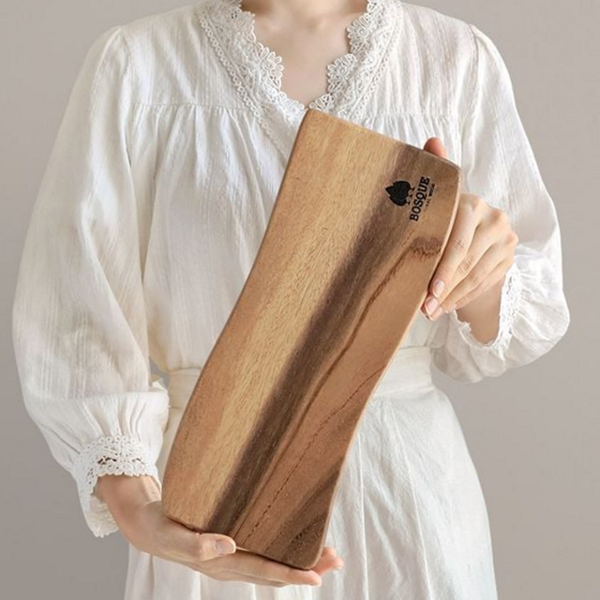 플레이팅 원목 서빙보드 웨이브 우드 서빙보드 긴서빙 긴우드 - 상품 이미지