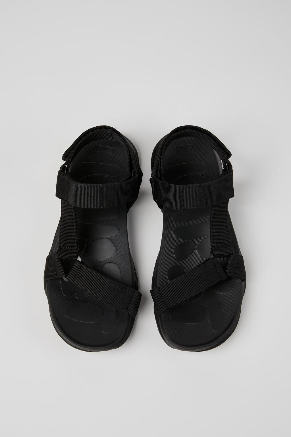 캠퍼 블랙 리사이클 테크니컬 스트랩 샌들 Karst K101048-001 BLACK - 상세 이미지 4