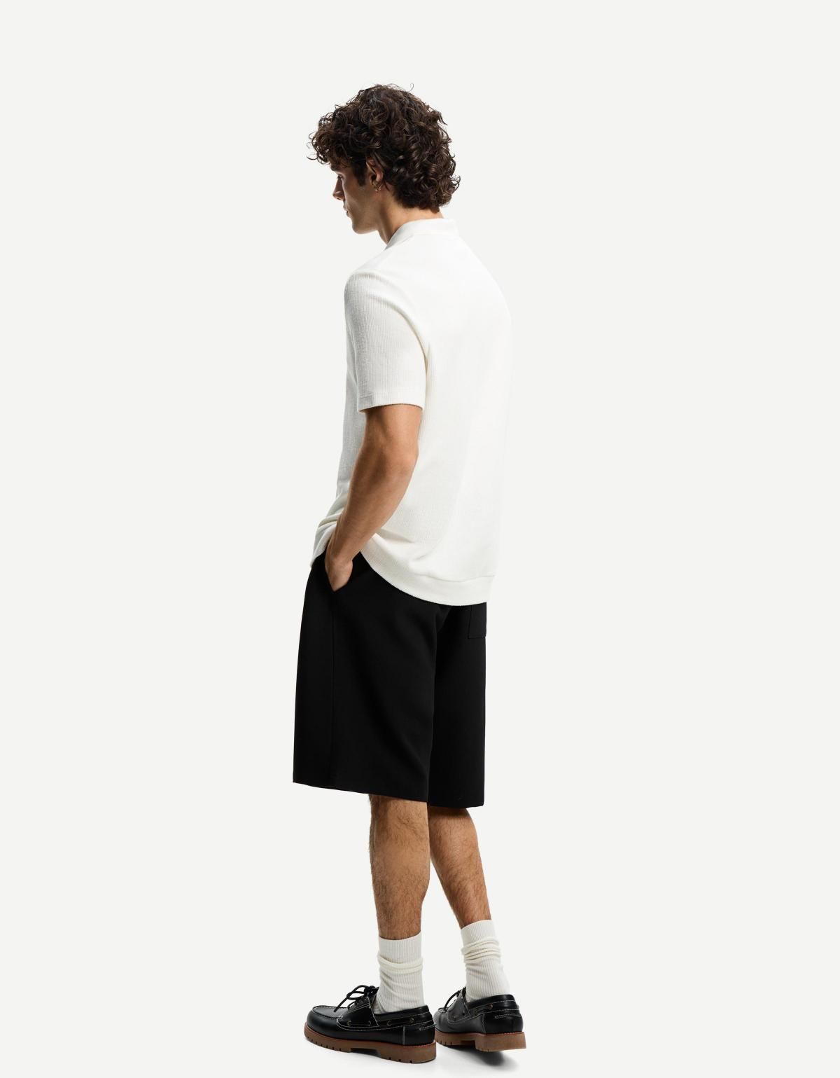 버쉬카 텍스처 폴로셔츠 8562/777 OFF WHITE - 상세 이미지 3