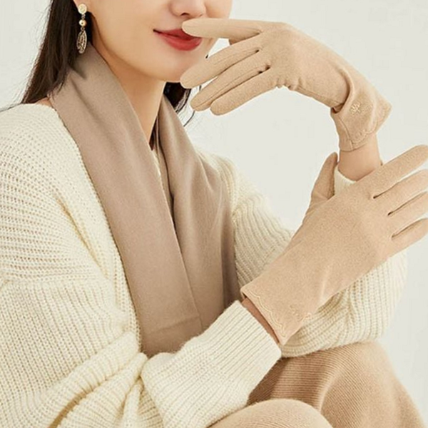 데일리 여자 겨울 장갑 스마트 여성 스마트폰 장갑 - 상품 이미지
