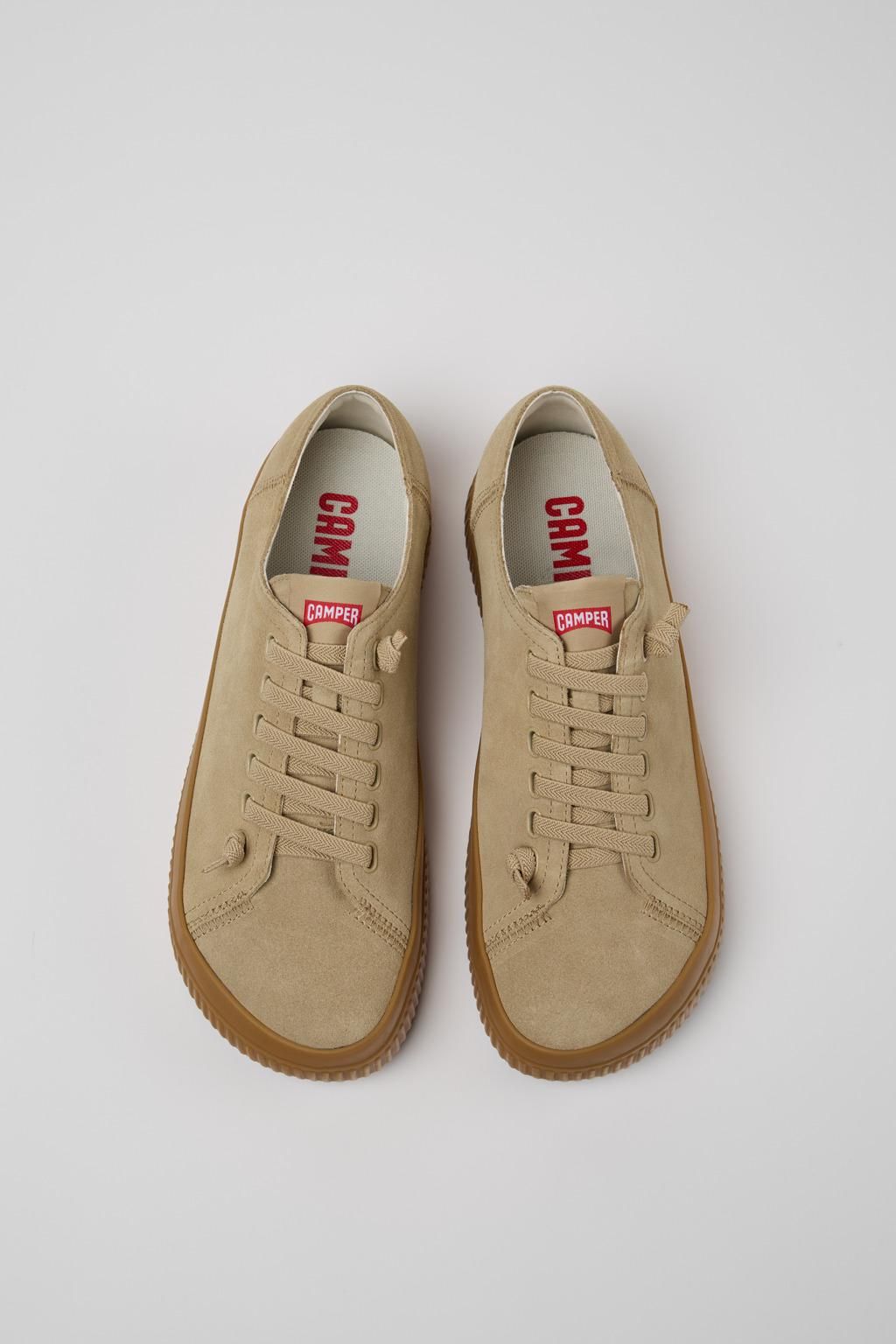 캠퍼 프리미엄 베이지 스니커즈 Peu Roda K101042-003 BEIGE - 상세 이미지 4