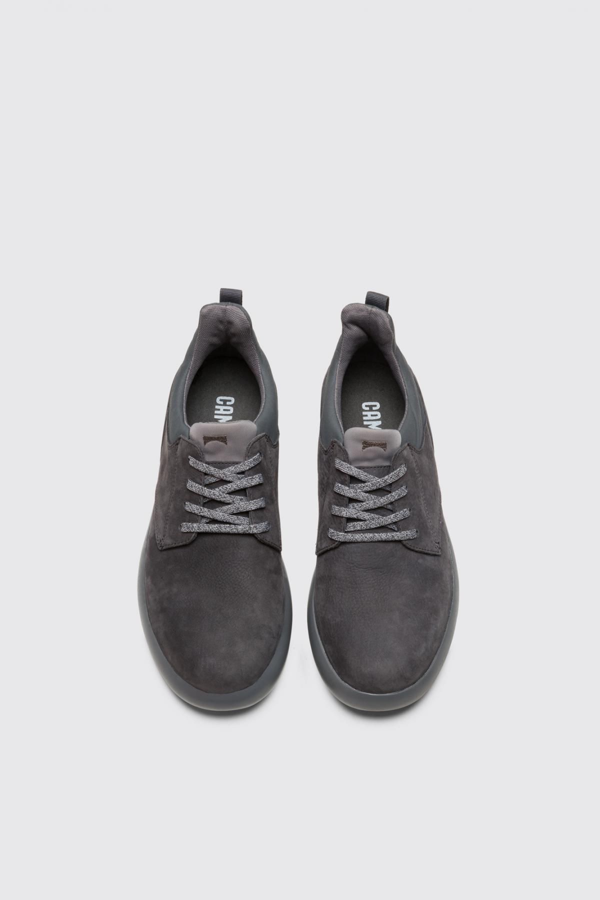 캠퍼 그레이 누벅 가죽 로우탑 스니커즈 Capsule K100320-004 GREY - 상세 이미지 4