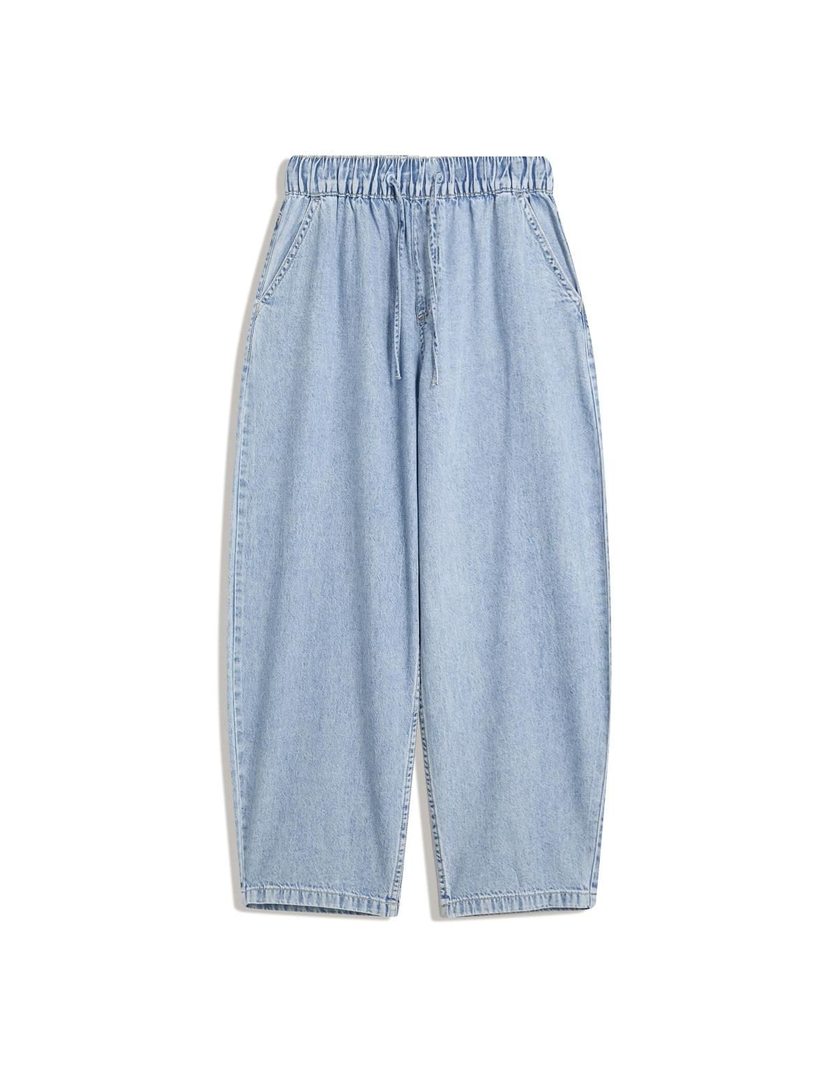 버쉬카 스트리트 와이드핏 데님 조거 진 5360/388 LIGHT BLUE - 상세 이미지 2