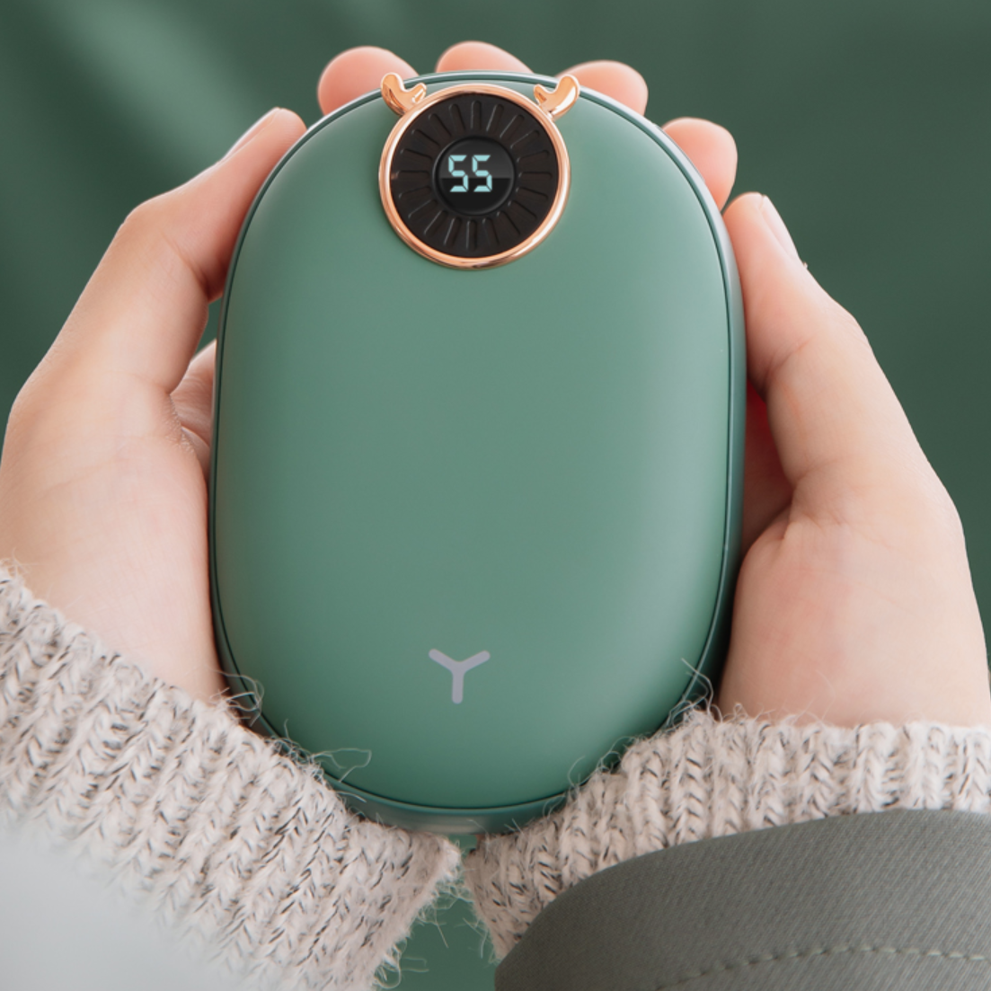 레트로 디자인 충전식 손난로 핸드워머 핫팩 USB C타입 전자 전기 미니 대용량 보조배터리 이미지 7