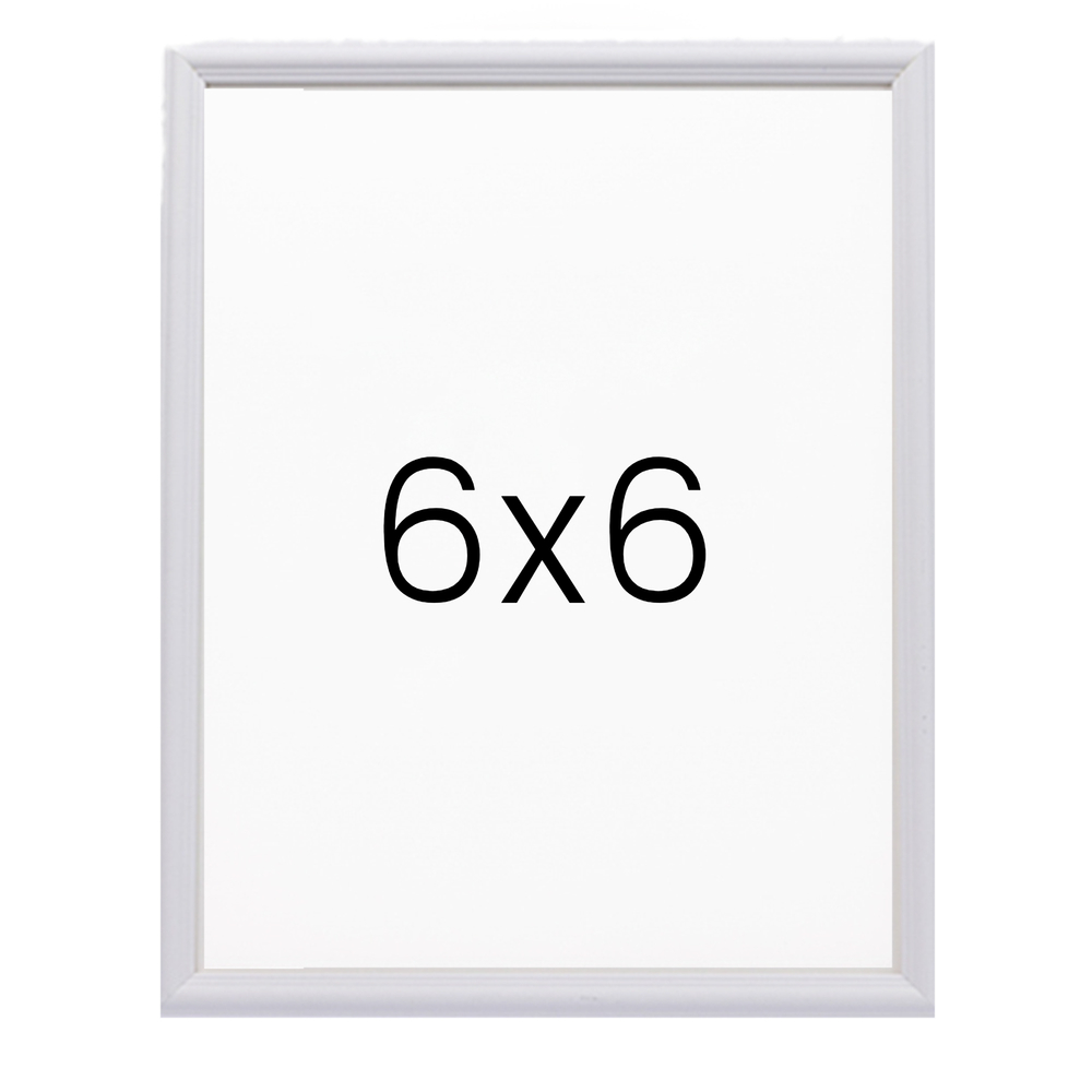 앤티크 라인 나무액자 사진액자 웨딩 포토테이블 사진인화 탁상 6x6 152x152mm, 화이트 - 상품 이미지