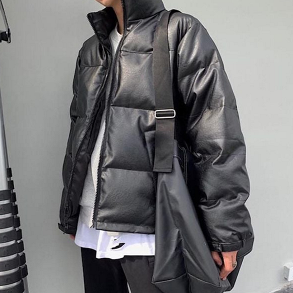 오버핏 남자 패딩 점퍼 캐주얼 남성 패딩 점퍼 데일리 - 상품 이미지
