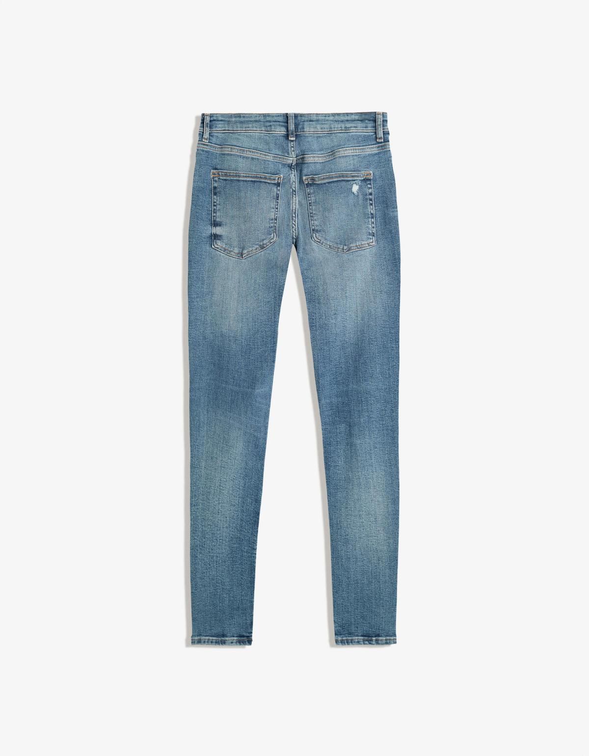 버쉬카 데미지 슈퍼 스키니 데님 진 5343/171 LIGHT BLUE - 상품 이미지