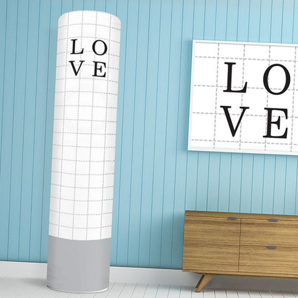 인테리어 스탠드형 에어컨 커버 스판덱스 원형 에어컨 커버 사계절