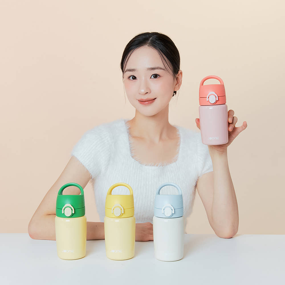 JOONIE 주니 입모아컵 원터치 스테인리스 텀블러 240ml